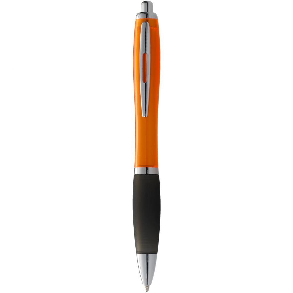 Лого трейд бизнес-подарки фото: Шариковая ручка Nash, оранжевый