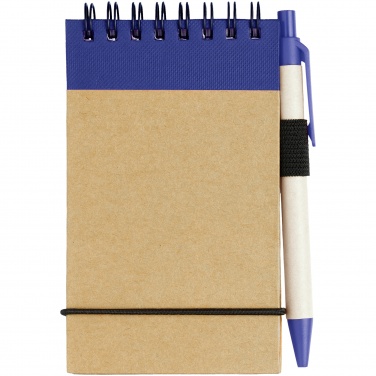 Логотрейд pекламные продукты картинка: Блокнот Zuse с ручкой, синий