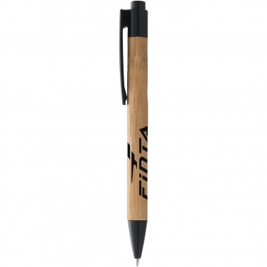 Логотрейд pекламные cувениры картинка: Шариковая ручка Borneo, черный