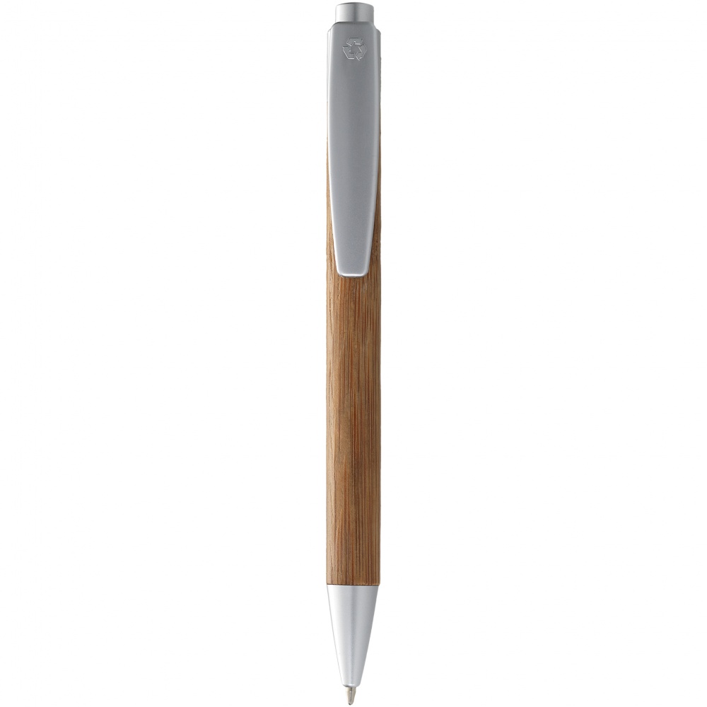 Логотрейд бизнес-подарки картинка: Шариковая ручка Borneo, серебро