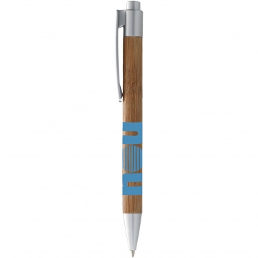 Логотрейд pекламные продукты картинка: Шариковая ручка Borneo, серебро