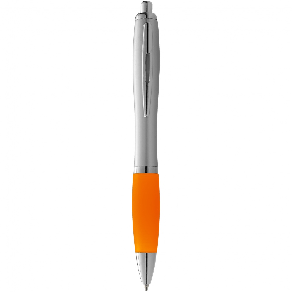 Логотрейд pекламные подарки картинка: Шариковая ручка Nash, оранжевый