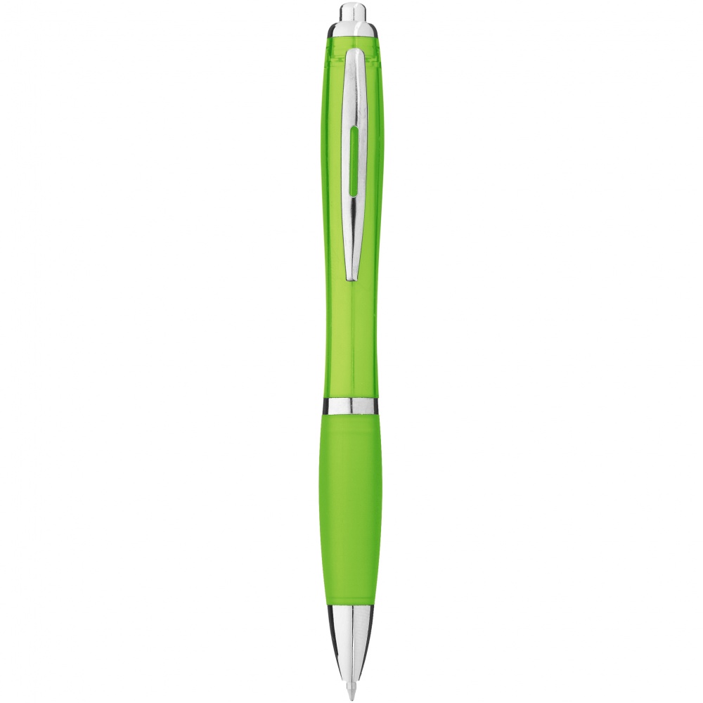 Лого трейд бизнес-подарки фото: Шариковая ручка Nash, светло-зеленый