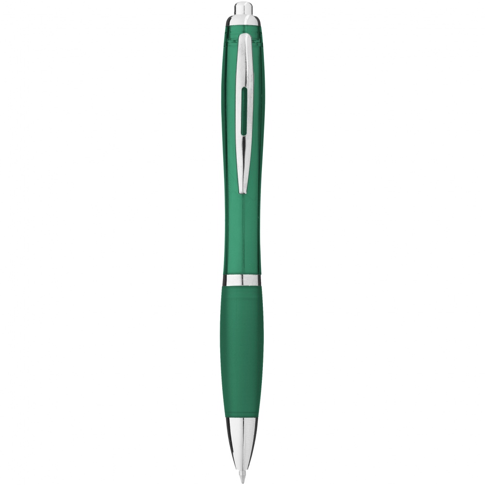 Логотрейд pекламные продукты картинка: Шариковая ручка Nash, темно-зеленый