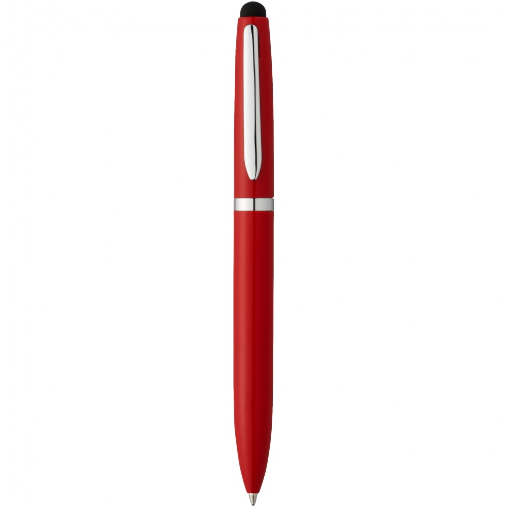 Лого трейд pекламные подарки фото: Шариковая ручка-стилус Brayden, красный