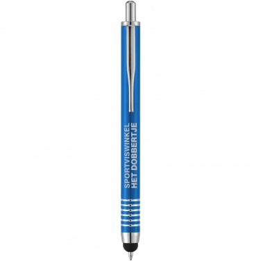 Логотрейд pекламные подарки картинка: Шариковая ручка-стилус Zoe, синий
