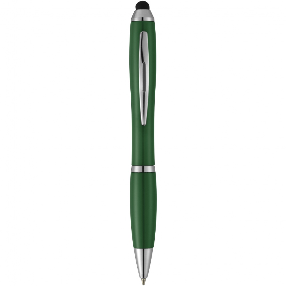 Логотрейд pекламные cувениры картинка: Шариковая ручка-стилус Nash, зеленый