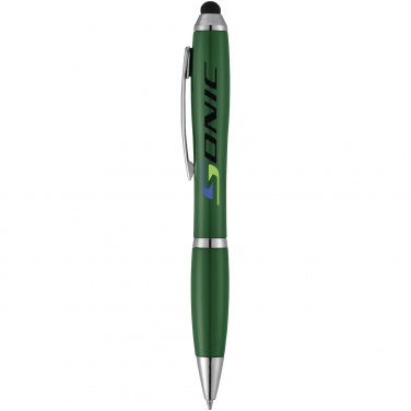Лого трейд pекламные подарки фото: Шариковая ручка-стилус Nash, зеленый