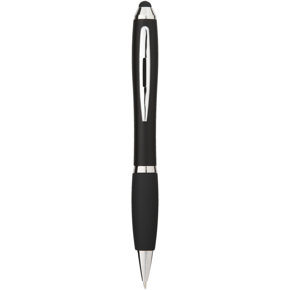 Лого трейд pекламные продукты фото: Шариковая ручка-стилус Nash, черный