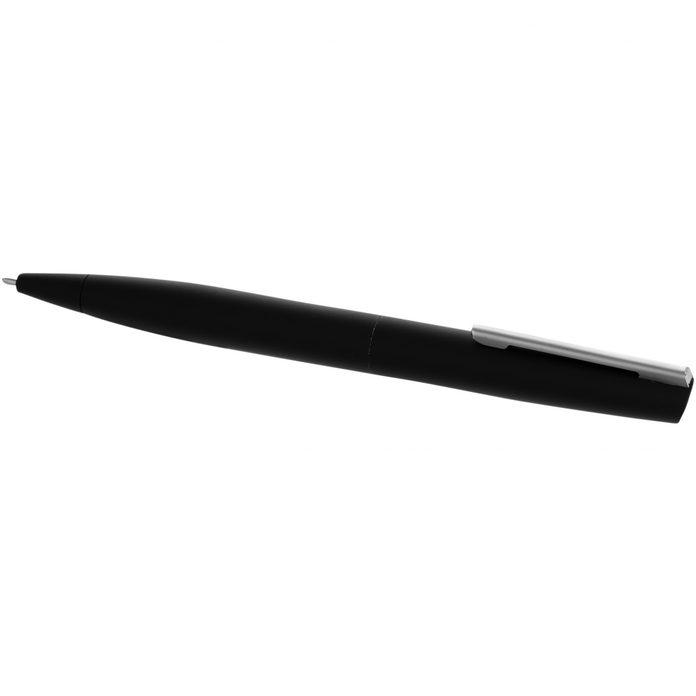 Лого трейд бизнес-подарки фото: Шариковая ручка Milos приятная на ощупь, черный