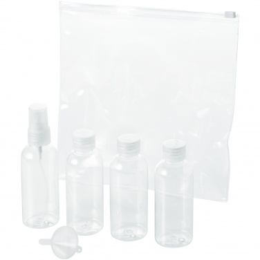 Логотрейд pекламные подарки картинка: Одобренный дорожный набор бутылок для полетов, белый
