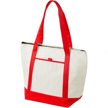 Лого трейд бизнес-подарки фото: Нетканая сумка-холодильник Lighthouse, красная