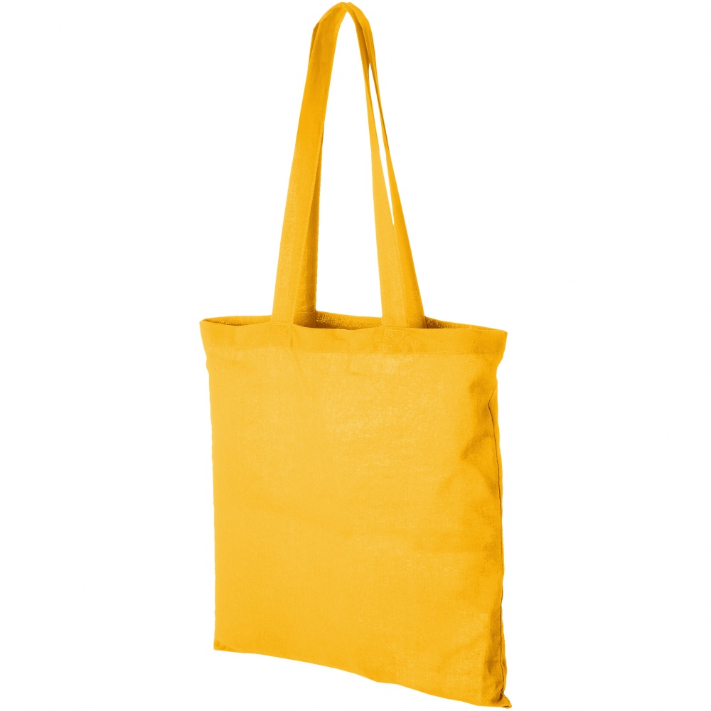 Логотрейд бизнес-подарки картинка: Хлопковая сумка Madras, жёлтая