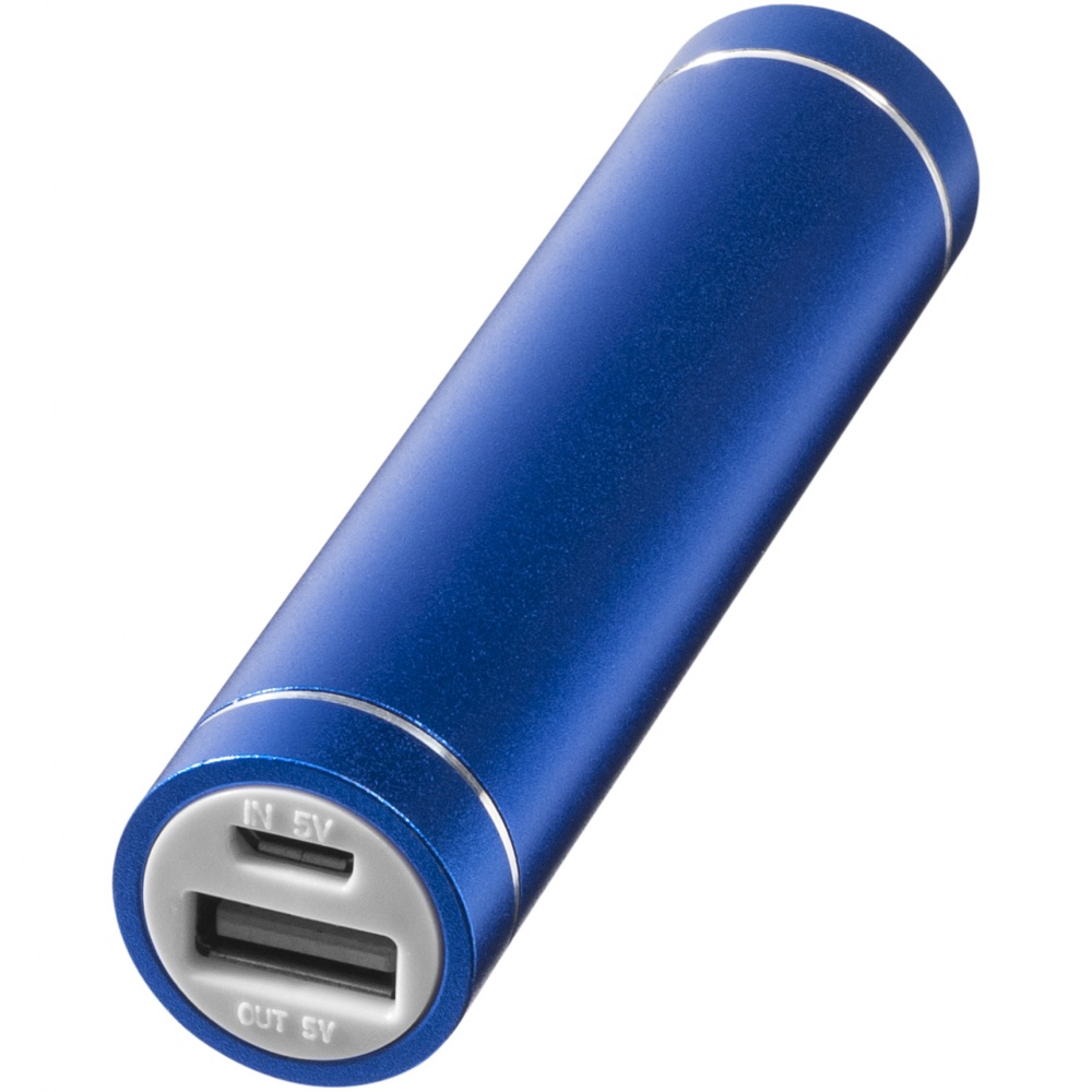 Лого трейд pекламные продукты фото: Алюминиевое зарядное устройство Bolt 2200 мА/ч, синий