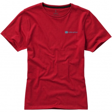 Лого трейд бизнес-подарки фото: Женская футболка с короткими рукавами Nanaimo, красный