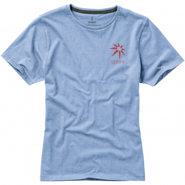 Логотрейд pекламные cувениры картинка: Женская футболка с короткими рукавами Nanaimo, голубой