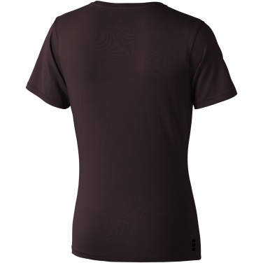 Логотрейд pекламные cувениры картинка: Женская футболка с короткими рукавами, темно-коричневый