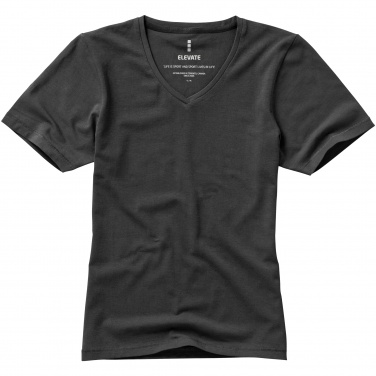 Логотрейд pекламные продукты картинка: Женская футболка с короткими рукавами, темно-серый