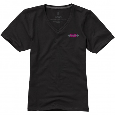 Лого трейд pекламные cувениры фото: Женская футболка с короткими рукавами, черный