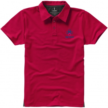 Лого трейд бизнес-подарки фото: Рубашка поло с короткими рукавами Markham