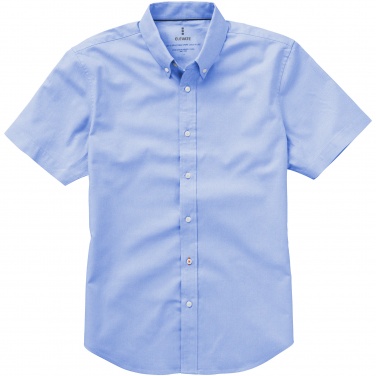 Лого трейд бизнес-подарки фото: Рубашка с короткими рукавами Manitoba, голубой