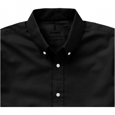 Логотрейд бизнес-подарки картинка: Рубашка с короткими рукавами Manitoba, черный