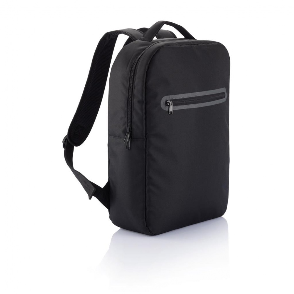 Лого трейд pекламные подарки фото: Рюкзак для ноутбука London, без ПВХ, черный