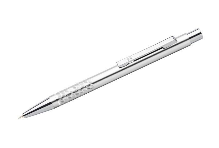 Лого трейд pекламные подарки фото: Шариковая ручка Bonito, серебтистый