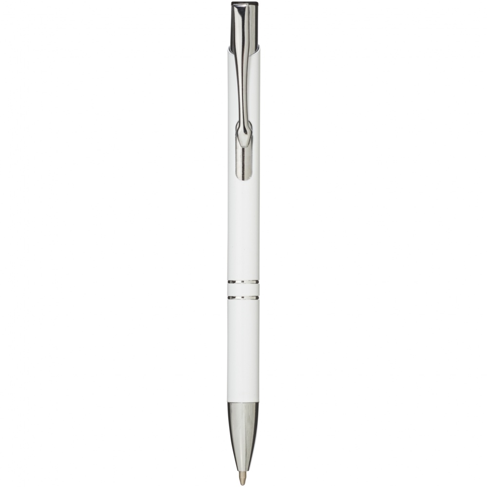 Логотрейд бизнес-подарки картинка: Шариковая ручка Moneta, белая