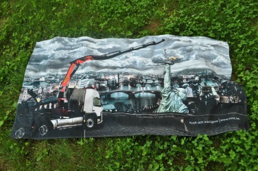 Логотрейд pекламные подарки картинка: Полотенце для сауны с цифровой печатью 70 x 140 см