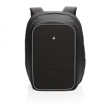 Лого трейд pекламные cувениры фото: Рюкзак для ноутбука Swiss Peak с защитой от карманников, чёрный