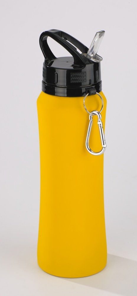 Логотрейд pекламные продукты картинка: Бутылка для воды Colorissimo, 700 мл, жёлтый