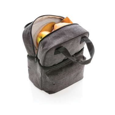 Логотрейд pекламные cувениры картинка: Firmakingitus: Cooler bag with 2 insulated compartments, anthracite