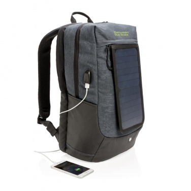 Логотрейд бизнес-подарки картинка: Firmakingitus: Swiss Peak eclipse solar backpack, black