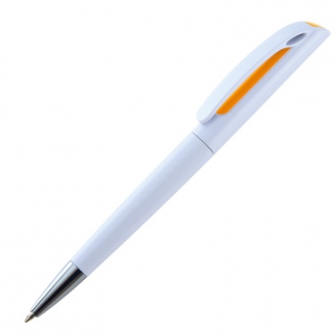 Логотрейд бизнес-подарки картинка: Пластмассовая ручка Justany, oранжевый