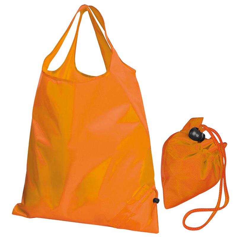 Логотрейд pекламные подарки картинка: Складывающаяся сумка для покупок ELDORADO, oранжевый