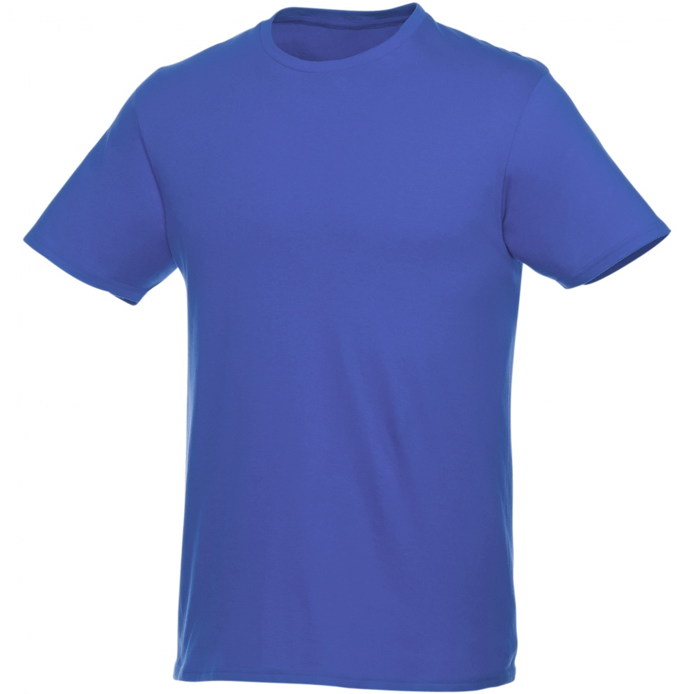 Лого трейд pекламные продукты фото: Футболка-унисекс Heros с коротким рукавом, синяя