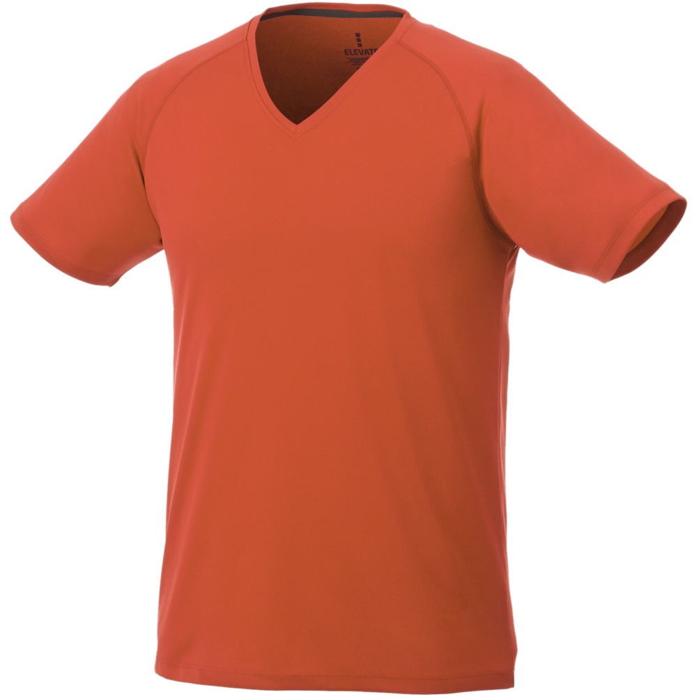 Логотрейд pекламные cувениры картинка: Модная мужская футболка Amery, оранжевая