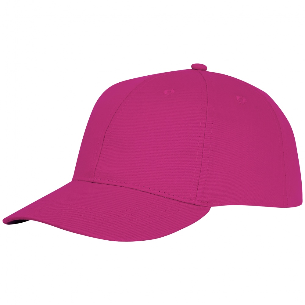 Лого трейд бизнес-подарки фото: Шестипанельная кепка Ares, розовый