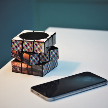 Лого трейд pекламные продукты фото: Bluetooth колонки "Кубик Рубика"
