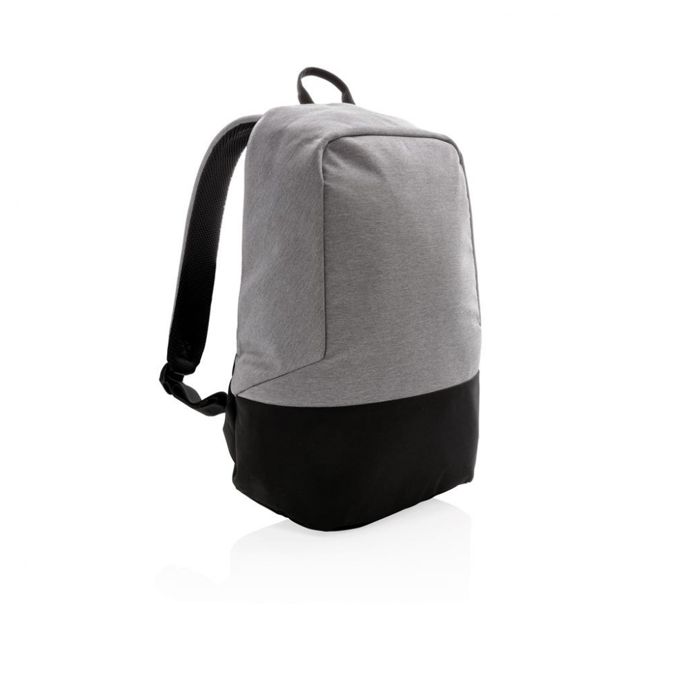 Логотрейд pекламные cувениры картинка: Стандартный антикражный рюкзак, без ПВХ, серый