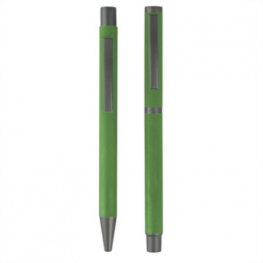 Логотрейд бизнес-подарки картинка: Komplekt: pastakas ja tindipliiats, roheline