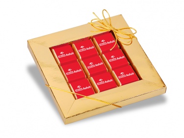 Логотрейд бизнес-подарки картинка: 9 mini šokolaadibatooni kinkekarbis