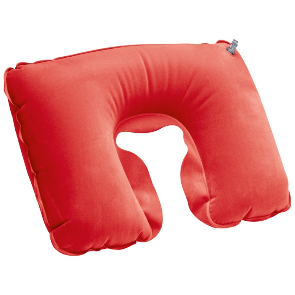Логотрейд бизнес-подарки картинка: Надувная дорожная подушка, красный