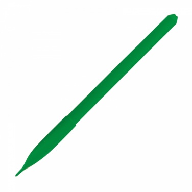 Логотрейд pекламные cувениры картинка: Ручка из картона, зеленый