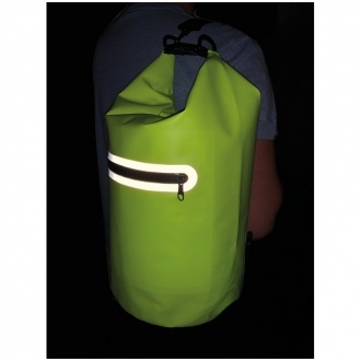 Лого трейд бизнес-подарки фото: Водонепроницаемая, светоотражающая сумка, жёлтый