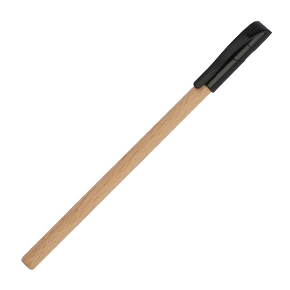Логотрейд pекламные подарки картинка: Деревянная ручка, коричневый