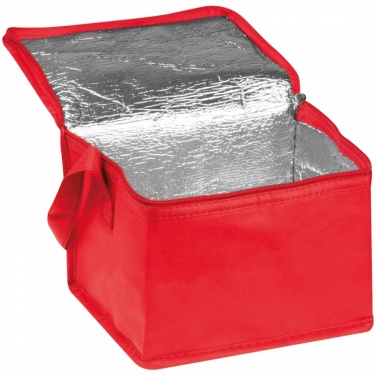 Логотрейд бизнес-подарки картинка: Сумка-холодильник для 6 банок, красный