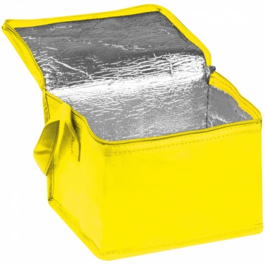 Логотрейд pекламные cувениры картинка: Сумка-холодильник для 6 банок, жёлтый