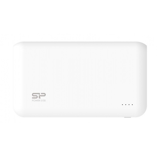 Лого трейд pекламные подарки фото: Power Bank Silicon Power S100, белый